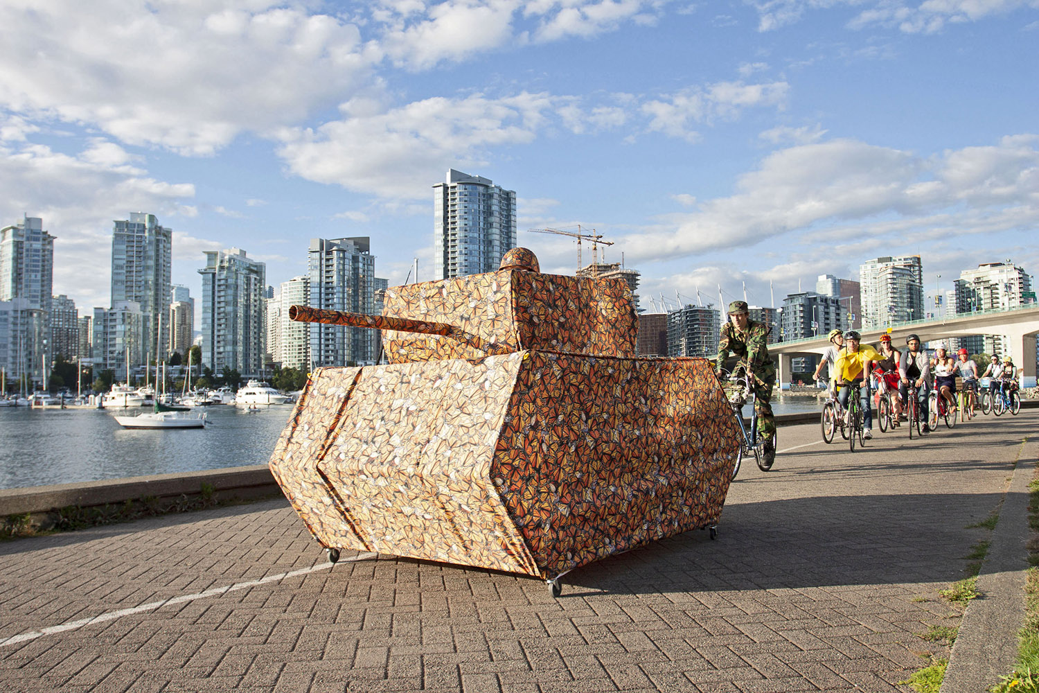 David Khang, March of the Monarch-How to Fly a Tank, 2018. Photo Maksim Bentsianov copy